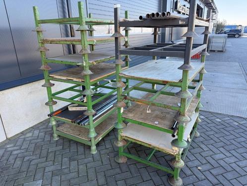14 stuks stapelrekken 120x80, Doe-het-zelf en Verbouw, Metalen, Gebruikt, IJzer, Ophalen of Verzenden