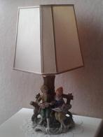 Shabby Chic TAFELLAMP ~ Duits Biscuit PORSELEIN ~ Hoog 42 cm, Antiek en Kunst, Ophalen of Verzenden