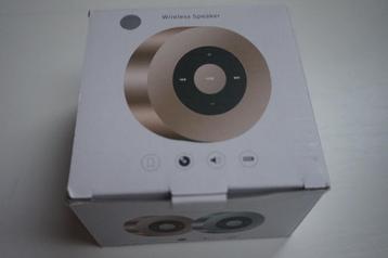 NIEUW Draadloze wireless speaker - geluidsbox klein rond beschikbaar voor biedingen