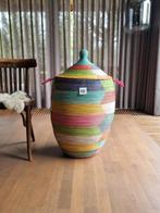 Handgemaakte afrikaanse  Senegal Mand - Multicolor, Huis en Inrichting, Woonaccessoires | Schalen en Manden, Ophalen of Verzenden