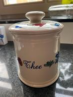 Boerenbont voorraadpotten thee en suiker, Ophalen of Verzenden, Gebruikt, Overige materialen, Pot, Bus of Blik