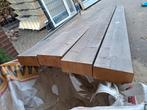 Nieuwe Houten balken, behandeld met beits. Diverse maten, Ophalen