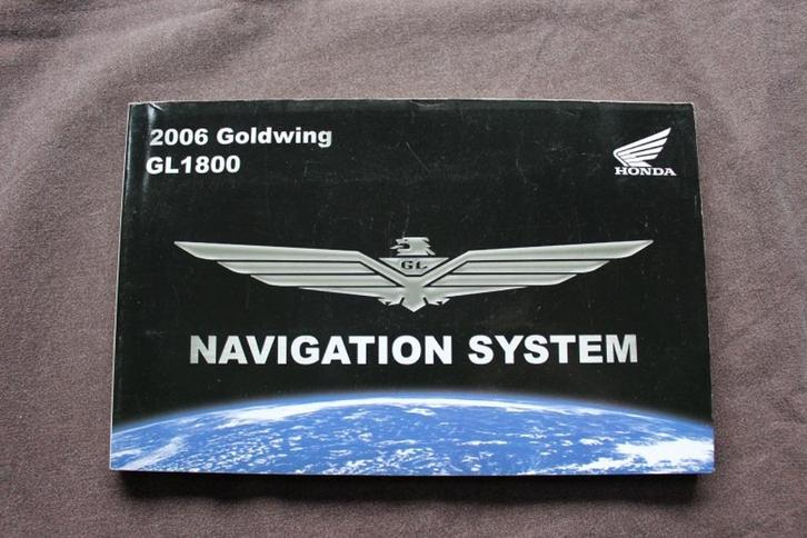Honda GL1800 Goldwing 2006 navigation system manual GL 1800, Motoren, Handleidingen en Instructieboekjes, Honda, Ophalen of Verzenden