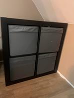 2 IKEA vakkenkasten met manden - Beschadigd, Antiek en Kunst, Antiek | Meubels | Kasten, Ophalen of Verzenden