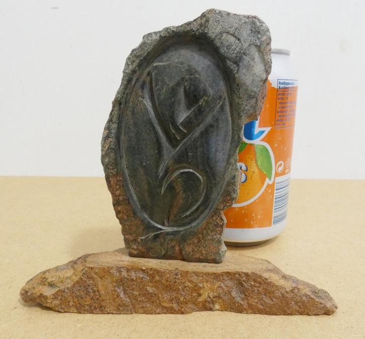 klein beeldje uit natuursteen - Maria buste [779], Antiek en Kunst, Antiek | Religie, Ophalen