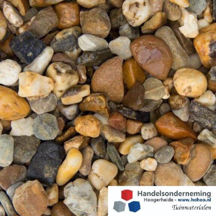 Boerengrind maasgrind bonte siergrind drainagegrind tuin erf, Tuin en Terras, Grind, Keien en Split, Nieuw, Grind, Multi, Overige materialen