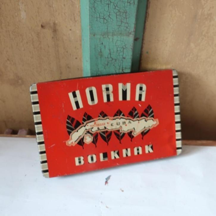Horma Bolknak Matanzas sigaren blikje origineel 18 x 11 x 2, Verzamelen, Rookartikelen, Aanstekers en Luciferdoosjes, Gebruikt