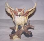 Prachtig keramieken beeld Uil. H. 16cm. Helemaal gaaf., Ophalen of Verzenden, Zo goed als nieuw, Dier