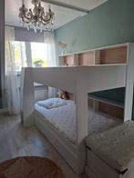 Stapelbed met lade en vakken, Ophalen, 90 cm, Eenpersoons, 160 tot 180 cm