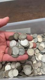 Partij zilveren kwartjes - ruim 2 kg (ca. 575 stuks), Ophalen of Verzenden, 25 cent, Zilver
