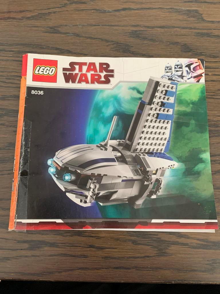 Lego Star Wars Separatists Shuttle 8036, Ophalen of Verzenden, Gebruikt, Losse stenen, Lego