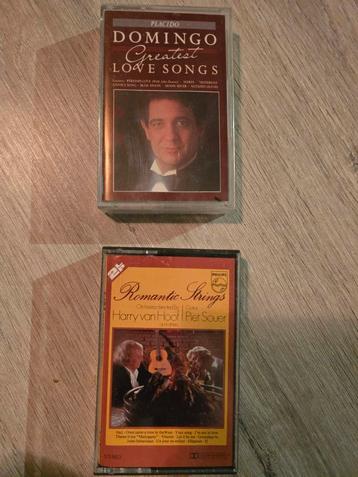Cassettebandjes Placido Domingo & Romantic Strings beschikbaar voor biedingen