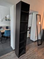 IKEA Billy boekenkast bruin/zwart met glazen deur, Ophalen, Minder dan 50 cm, 200 cm of meer, Zo goed als nieuw