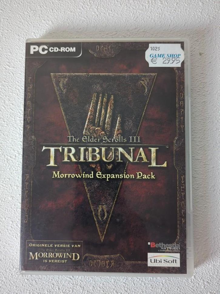 The Elderly Scrolls 3 Tribunal (zeldzaam), Spelcomputers en Games, Games | Pc, Zo goed als nieuw, 1 speler, Vanaf 18 jaar, Ophalen of Verzenden