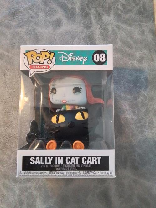 Funko Pop! Disney Trains 08 - Sally in Cat Cart - Nieuw, Verzamelen, Disney, Nieuw, Beeldje of Figuurtje, Overige figuren, Ophalen of Verzenden