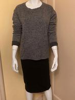 Grijze trui van Monique van Heist  maat S katoen/ wol, Kleding | Dames, Verzenden, Zo goed als nieuw, Maat 36 (S), Grijs