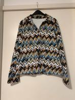 Blazer norah maat 40 soort travel stof  blauw bruin mint, Maat 38/40 (M), Blauw, Ophalen of Verzenden, Zo goed als nieuw