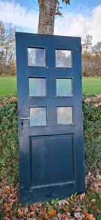 Hardhouten buitendeur, Doe-het-zelf en Verbouw, Deuren en Horren, Ophalen, Gebruikt, 80 tot 100 cm, Buitendeur