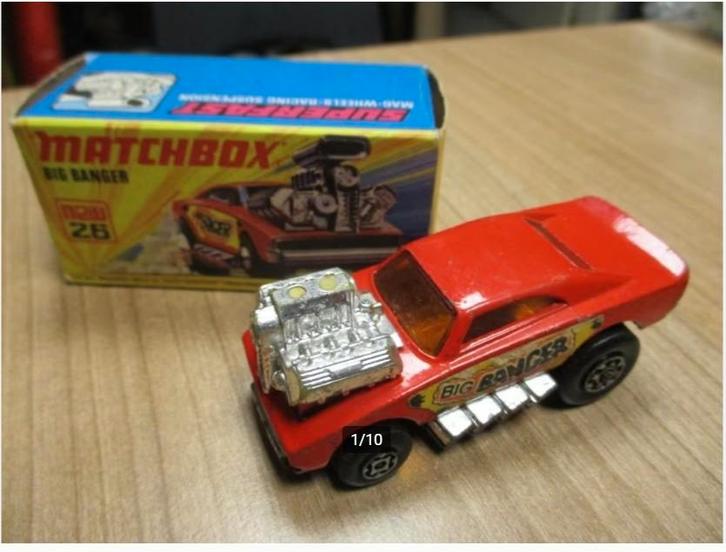 1972 MATCHBOX SUPERFAST BIG BANGER met doosje, Verzamelen, Speelgoed, Gebruikt, Verzenden