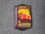 LANCIA EMAILLE THERMOMETER, Verzamelen, Merken en Reclamevoorwerpen, Ophalen, Zo goed als nieuw, Reclamebord