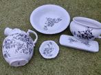 Lampetstel Delft handmade grijs/zwart, Ophalen
