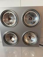 Modular Aton hanglamp 4 spots in hoogte verstelbaar, Huis en Inrichting, Lampen | Spots, Ophalen, Zo goed als nieuw, Metaal of Aluminium