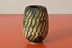 Retro vintage jaren 50 / 60 sgraffito berkenbast vaasje, Ophalen of Verzenden