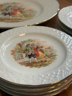 Schumann Arzberg Bavaria – groot taartbord + 8 gebaksbordjes, Huis en Inrichting, Gebruikt, Ophalen of Verzenden, Bord(en), Overige stijlen