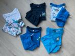 Set van 5 blauwe shortama’s jongen maat 104/110 (C&A & H&M), Kinderen en Baby's, Kinderkleding | Maat 104, Ophalen of Verzenden