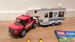 Lego City 60182 Pick-up met Caravan, Kinderen en Baby's, Speelgoed | Duplo en Lego, Ophalen of Verzenden, Zo goed als nieuw, Complete set