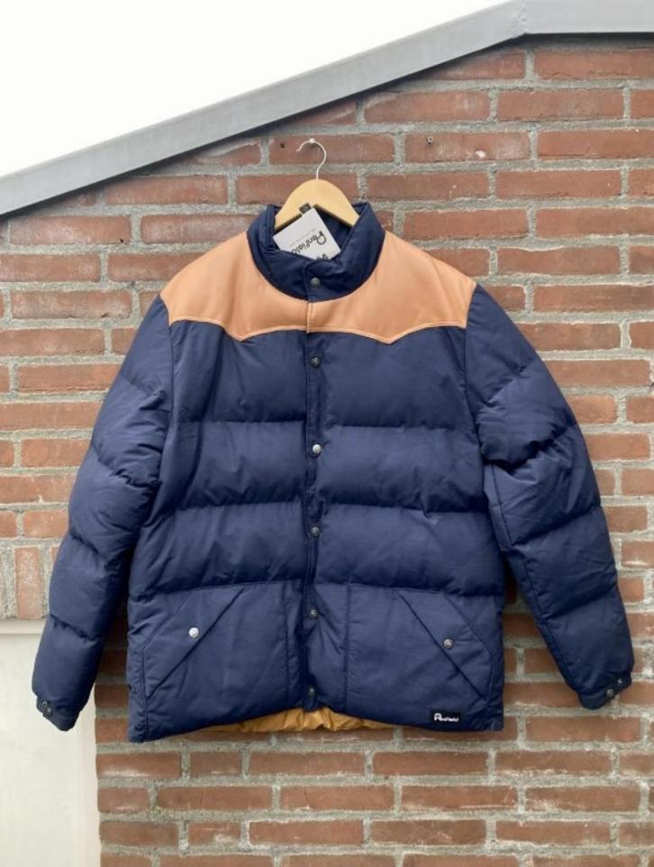 Penfield Pellam puffer parka winter XL navy brown trailwear, Kleding | Heren, Jassen | Winter, Nieuw, Maat 56/58 (XL), Blauw, Verzenden