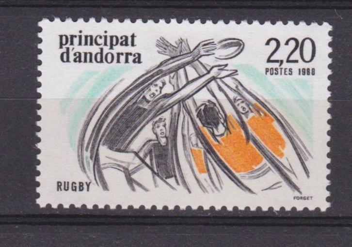 TSS Kavel  3810164 Frans Andorra Postfris minr 389 sport  , Postzegels en Munten, Postzegels | Europa | Overig, Postfris, Overige landen
