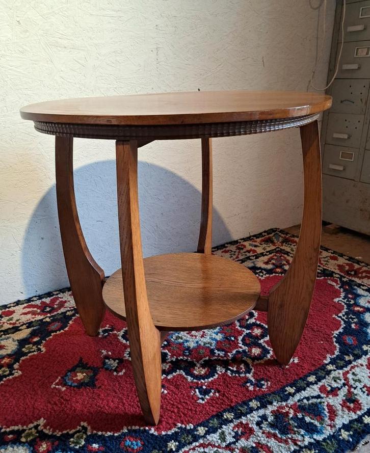 Retro vintage/art deco bijzettafel jaren 20, Verzamelen, Retro, Huis en Inrichting, Ophalen