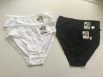 NIEUW Dames slips/onderbroeken 2x zwart, 2x wit, Ophalen of Verzenden, Slip