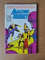 AMAZING HEROES #16 1st Preview Appearance of The New Mutants, Eén comic, Amerika, Marvel Comics, Ophalen of Verzenden