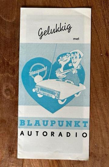 Foldertje Blaupunkt Oldtimer Autoradio beschikbaar voor biedingen
