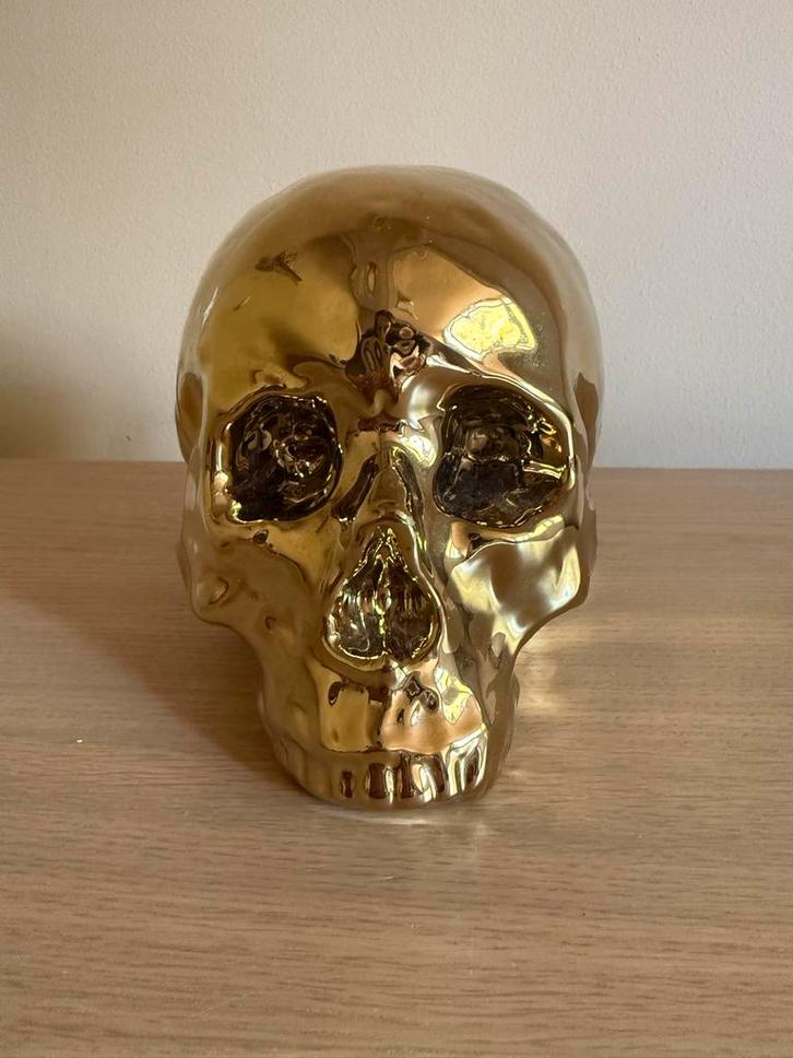 Seletti My Skull Gold Edition Decoratie, Antiek en Kunst, Kunst | Designobjecten, Ophalen