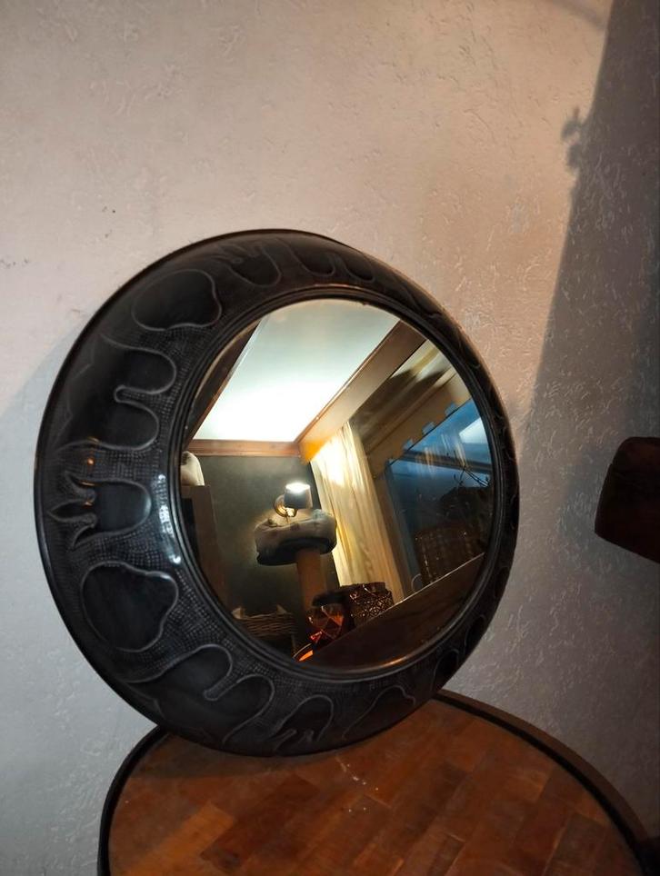 Mooie ijzeren PTMD spiegel, Huis en Inrichting, Woonaccessoires | Spiegels, Zo goed als nieuw, Minder dan 50 cm, Minder dan 100 cm
