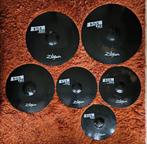 Zildjian Pitch Black cymbal set bekkenset pack pakket, Gebruikt, Ophalen of Verzenden, Drums of Percussie