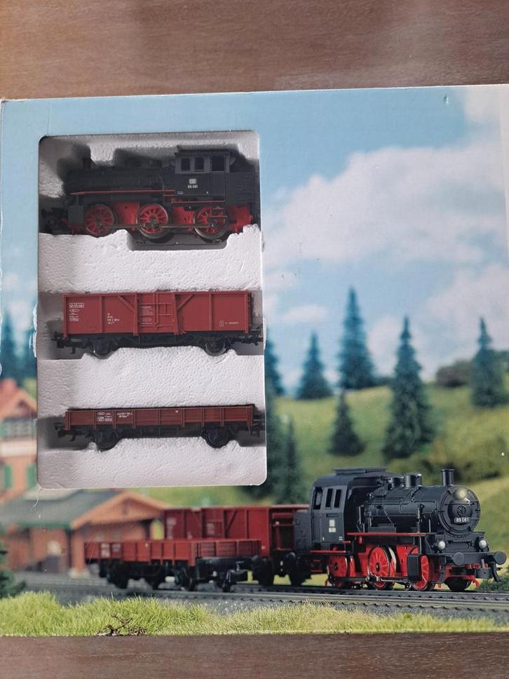 Marklin 29105 Startset "Dampf" met Güterzug - In OVP, Verzamelen, Spoorwegen en Tramwegen, Trein, Overige typen, Ophalen of Verzenden