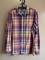 Tommy Hilfiger overhemd lange mouw | geruit | maat M, Kleding | Heren, Overhemden, Paars, Tommy Hilfiger, Zo goed als nieuw, Halswijdte 39/40 (M)