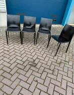 4 zwarte Bontempi Casa Stoelen - Stijlvol & Comfortabel, Huis en Inrichting, Stoelen, Zwart, Ophalen of Verzenden, Zo goed als nieuw