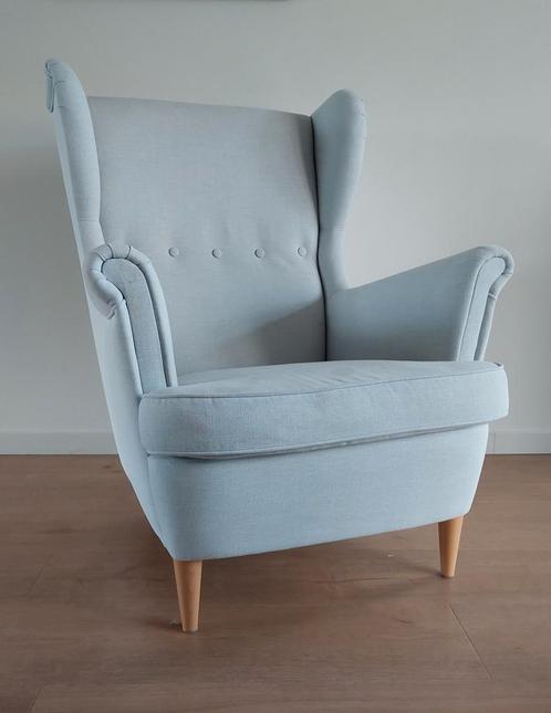 Mooie fauteuil Strandmon - Lichtgrijs (bijna niet gebruikt), Huis en Inrichting, Fauteuils, Zo goed als nieuw, Ophalen of Verzenden