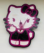 Self made hello kitty clock, Ophalen of Verzenden, Zo goed als nieuw