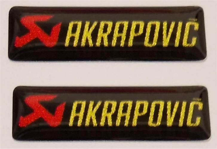 Akrapovic 3D doming sticker set, Motoren, Accessoires | Stickers, Ophalen of Verzenden