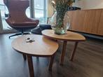 2 bijzettafels Ikea Stockholm, Gebruikt, 50 tot 100 cm, Rond, Minder dan 50 cm