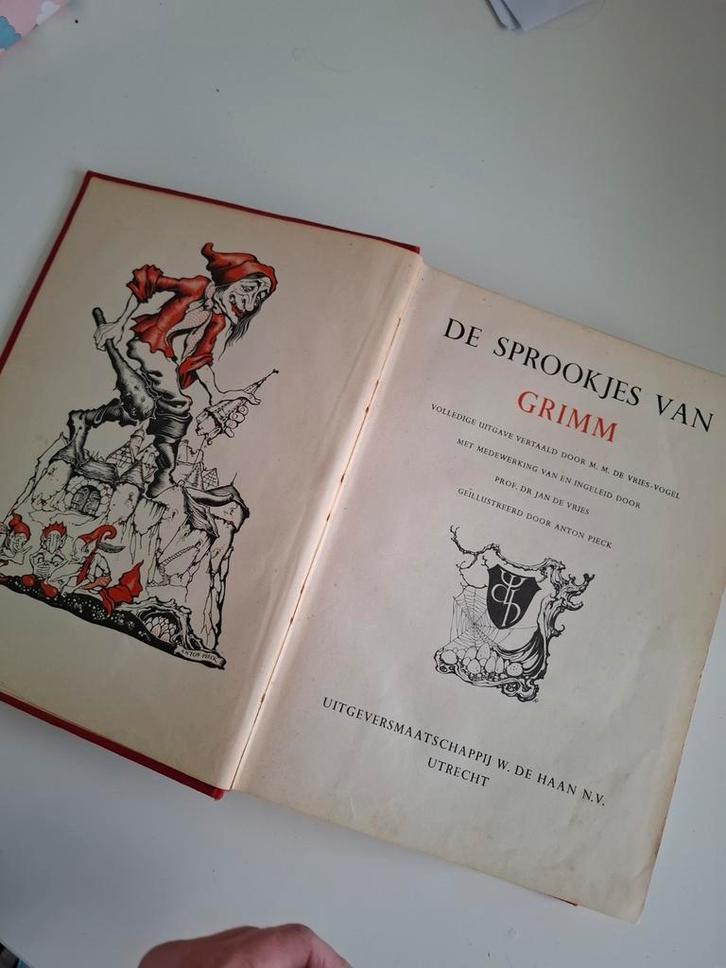 Vintage Sprookjesboek - Grimm, Anton Pieck, Boeken, Sprookjes en Fabels, Gelezen, Ophalen of Verzenden