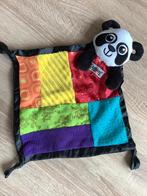 Lamaze knuffeldoekje lapje panda rood blauw groen 4 euro, Ophalen of Verzenden, Zo goed als nieuw, Overige typen