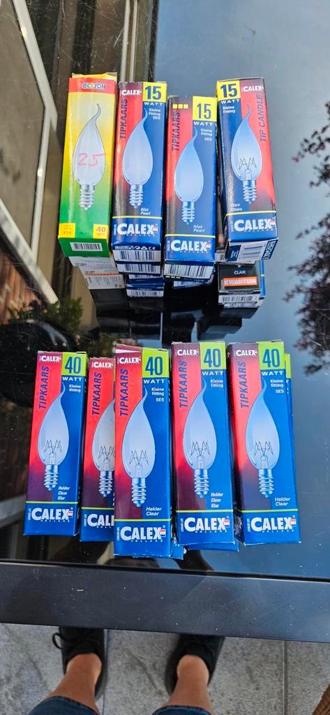35 Tipkaars Gloeilampen - 15, 25 en 40 Watt, Huis en Inrichting, Lampen | Overige, Nieuw, Ophalen of Verzenden