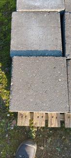 Restant betonklinker 21,5 x 21,5 cm x 6 cm. Antraciet., Overige typen, Beton, Gebruikt, Ophalen